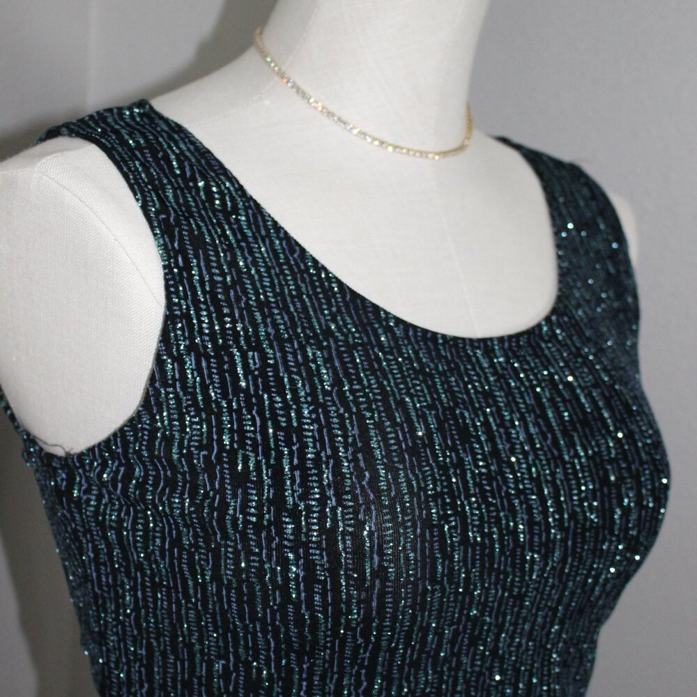 VTG XSCAPE Glitter Top - Picture 3 of 4